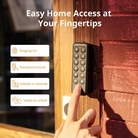 SwitchBot keypad rear panel with mounting slots for easy installation