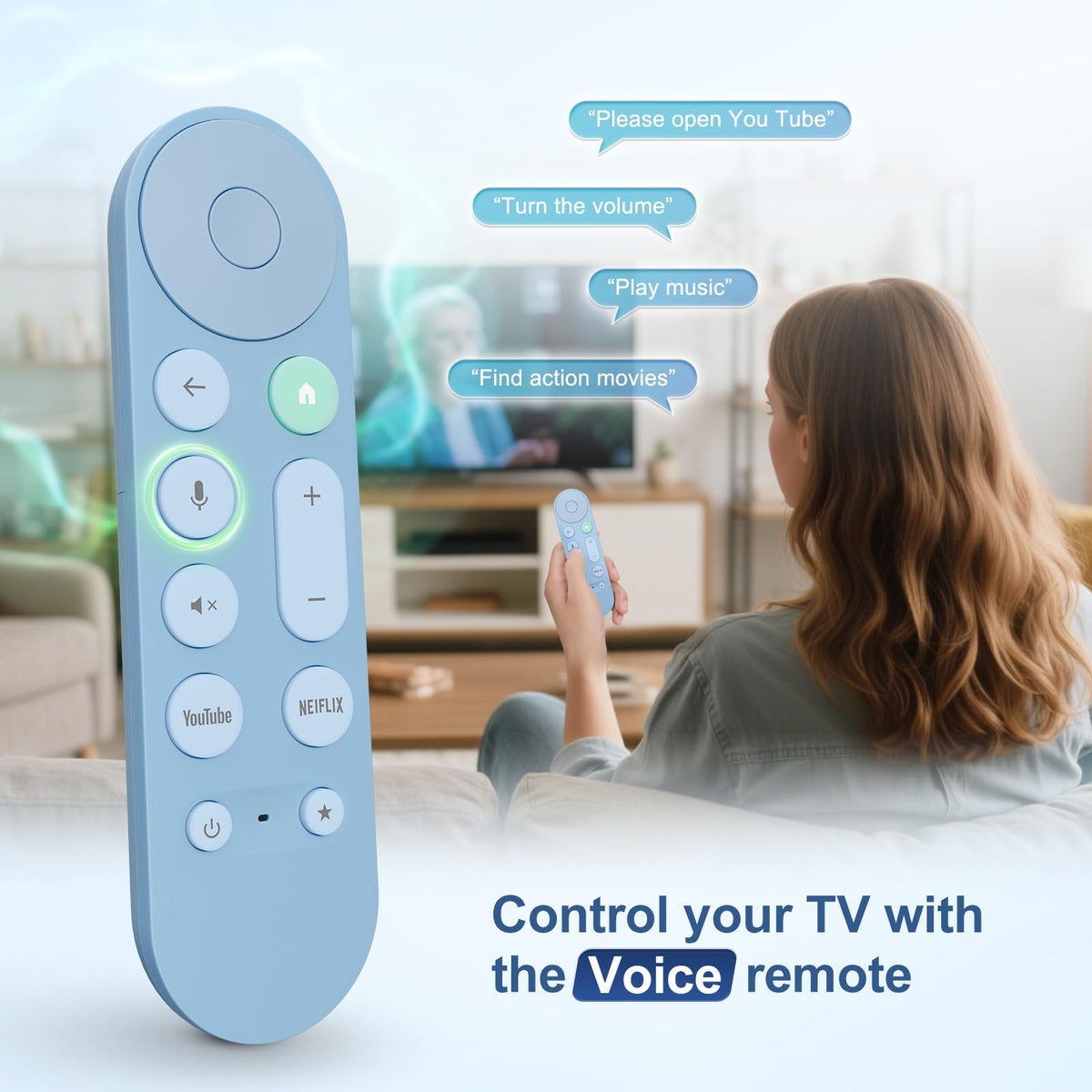 Voice control demo shows searching by mood, genre, or actor