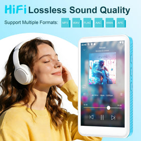 SWOFY 160GB MP3 Player 4-inch HD display delivering crisp video visuals