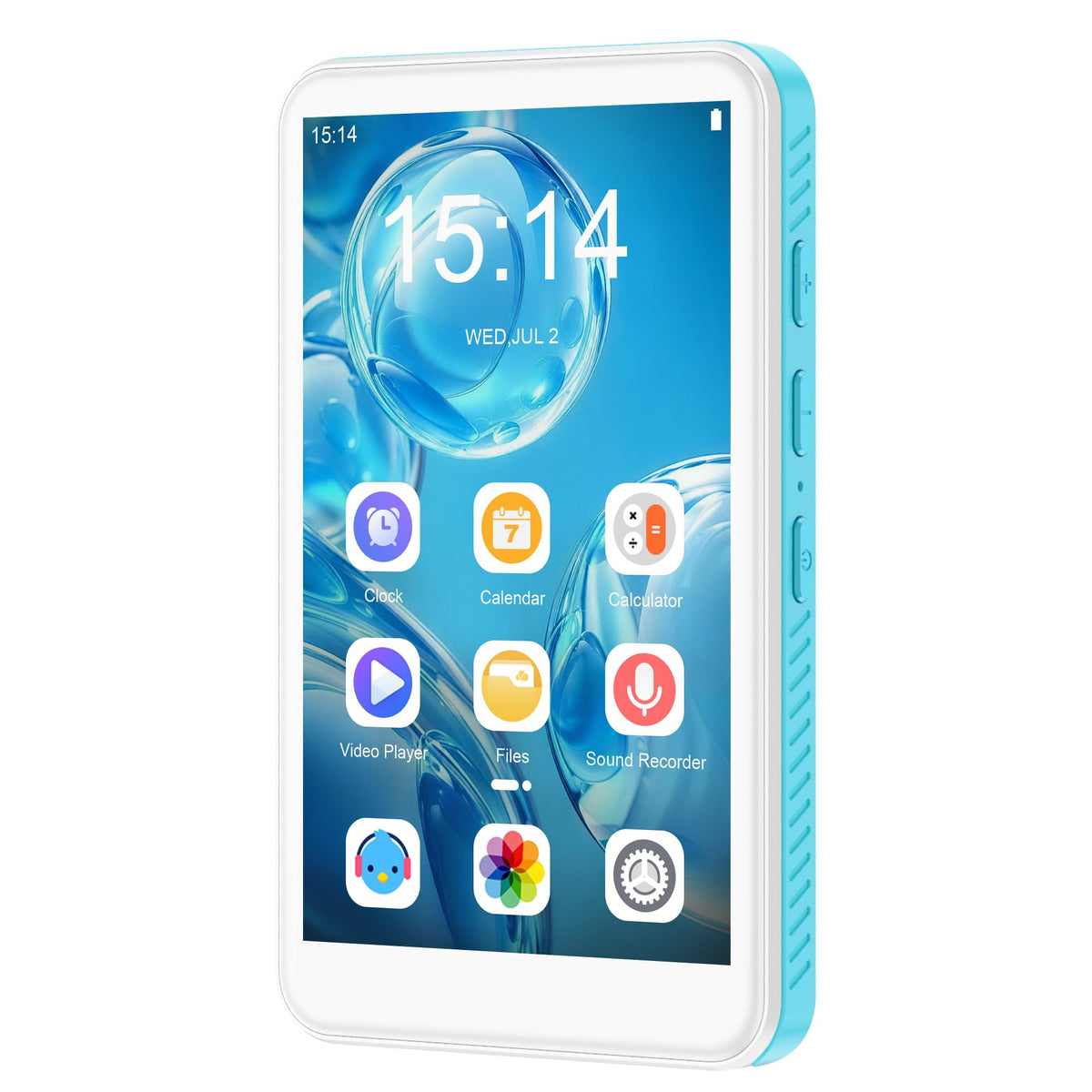 SWOFY 160GB MP3 Player front view highlighting compact design and easy grip for on-the-go listening