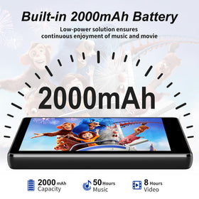 SWOFY 4-inch HD screen for crisp video playback anywhere.