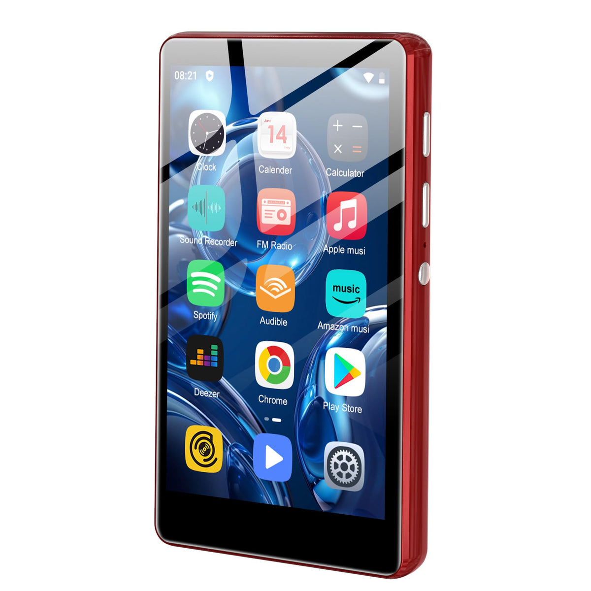 SWOFY M503 Pro front view with 4-inch touchscreen for crisp media navigation