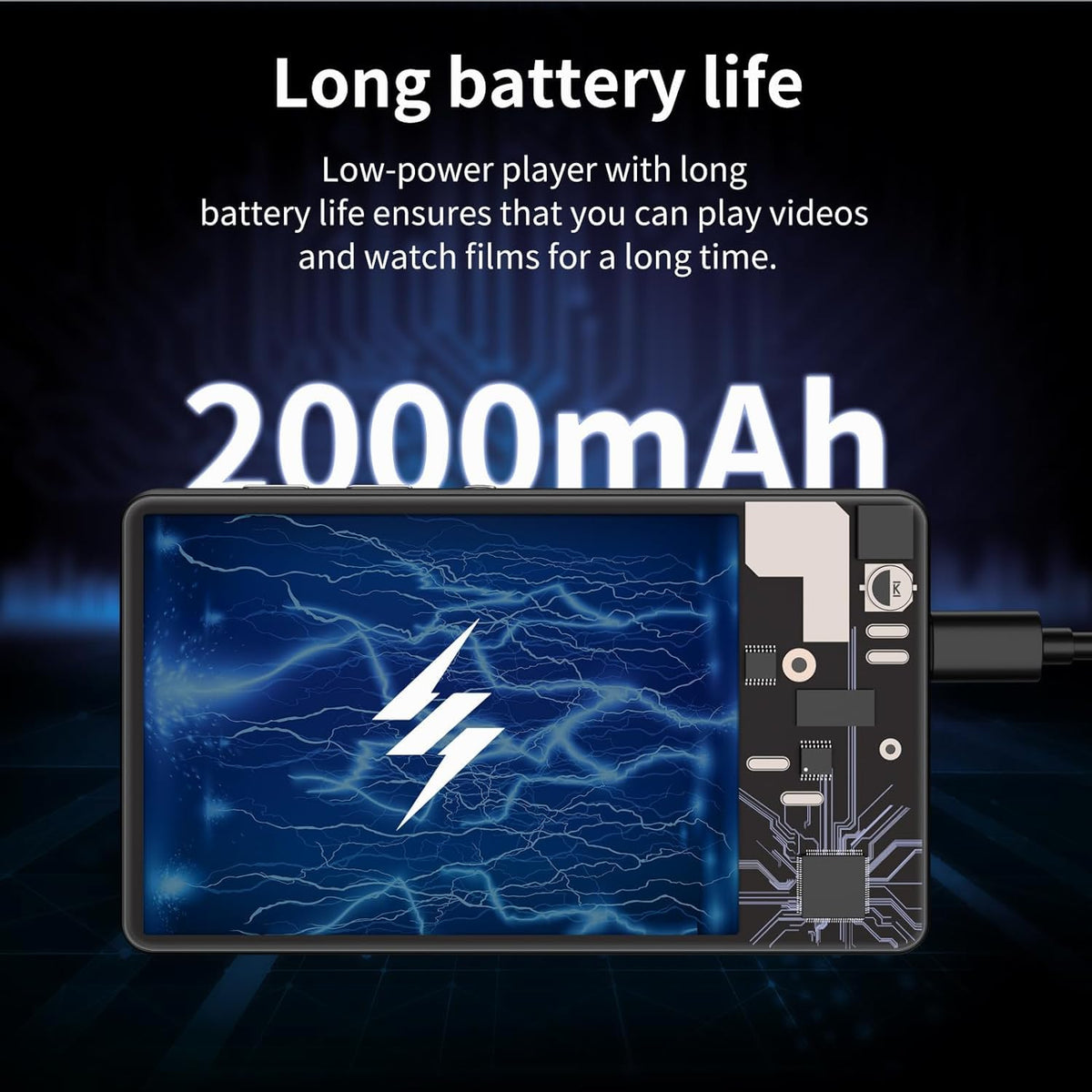 SWOFY M503Pro 4-inch touchscreen for responsive music and video interaction
