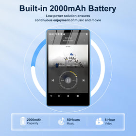 SWOFY MP3 player includes 64GB SD card for expanded storage
