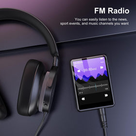 SWOFY in use with earbuds during running, portable workout companion benefit