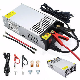 SWTPWR 12V 125A converter front view powering LED strips and CCTV smoothly