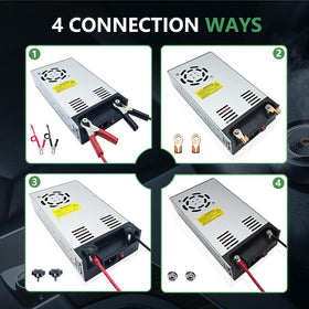 SWTPWR accessories showing clips, lugs, and screws for versatile connections.