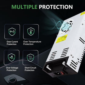 SWTPWR smart cooling fan actively managing heat during use.
