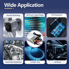 SWTPWR power supply suited for LEDs, CCTV, 3D printers and more
