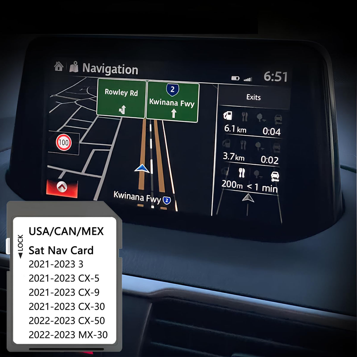 Compatibility list for Swyran TD2K-66-EZ1 supports multiple Mazda models