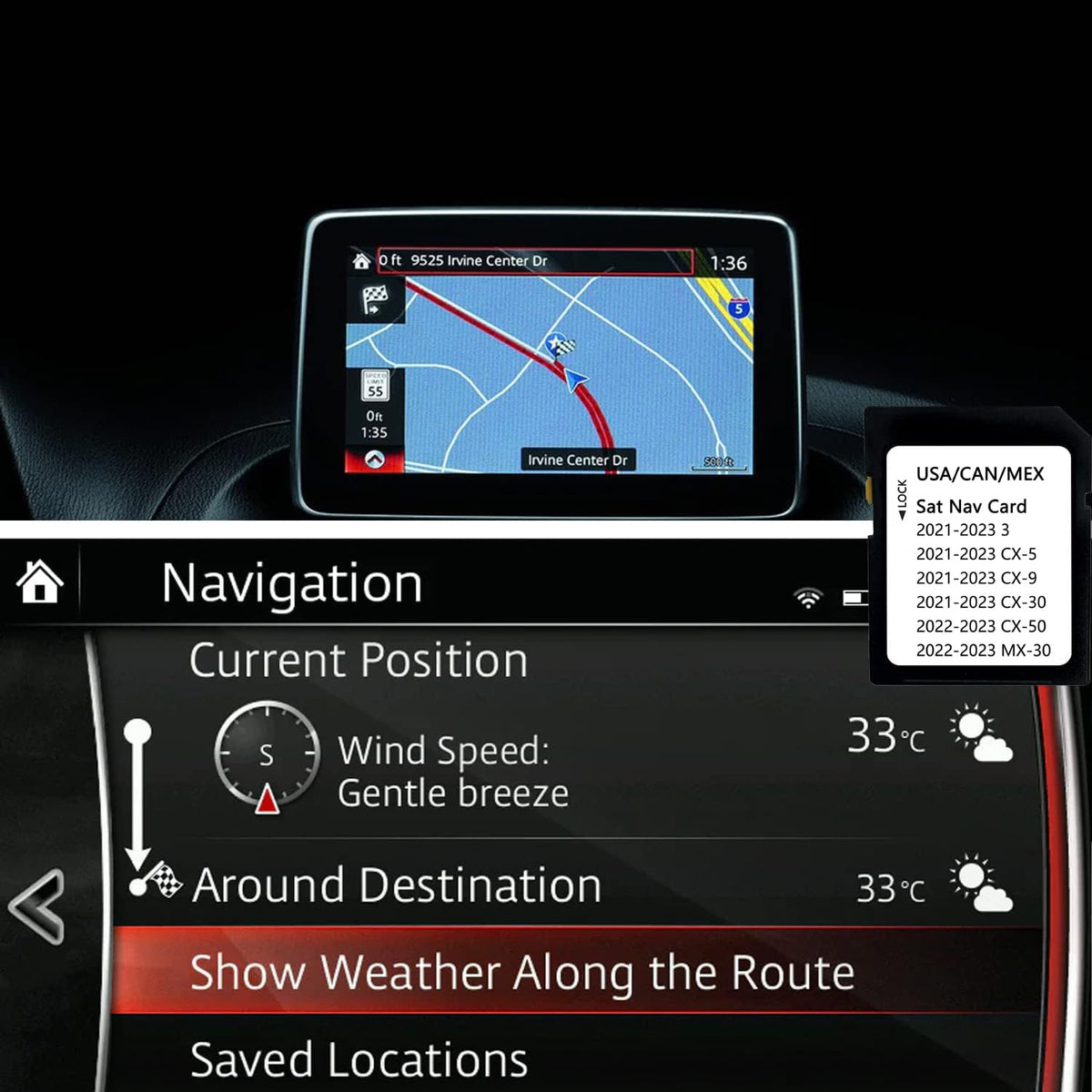 Vehicle setup guide for Swyran TD2K-66-EZ1 in Mazda models