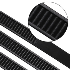 SWZHAI black zip ties suitable for cabinets and dashboards.