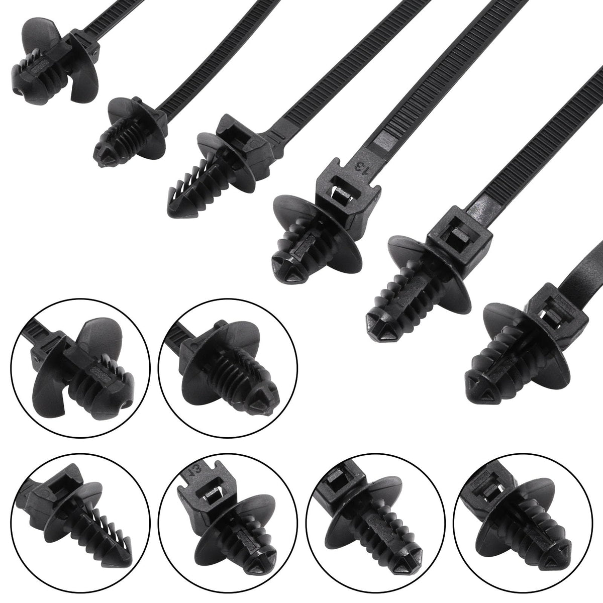 SWZHAI heat-tolerant zip ties withstand temperature ranges for versatile use.