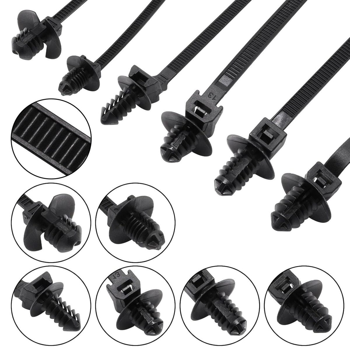 SWZHAI versatile wire ties for indoor outdoor cable management.