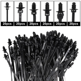 SWZHAI push-pin design zip ties secure components without loosening.