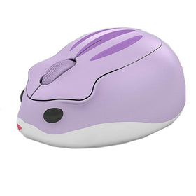 SXBan hamster mouse in purple with plug-and-play setup for a clutter-free desk