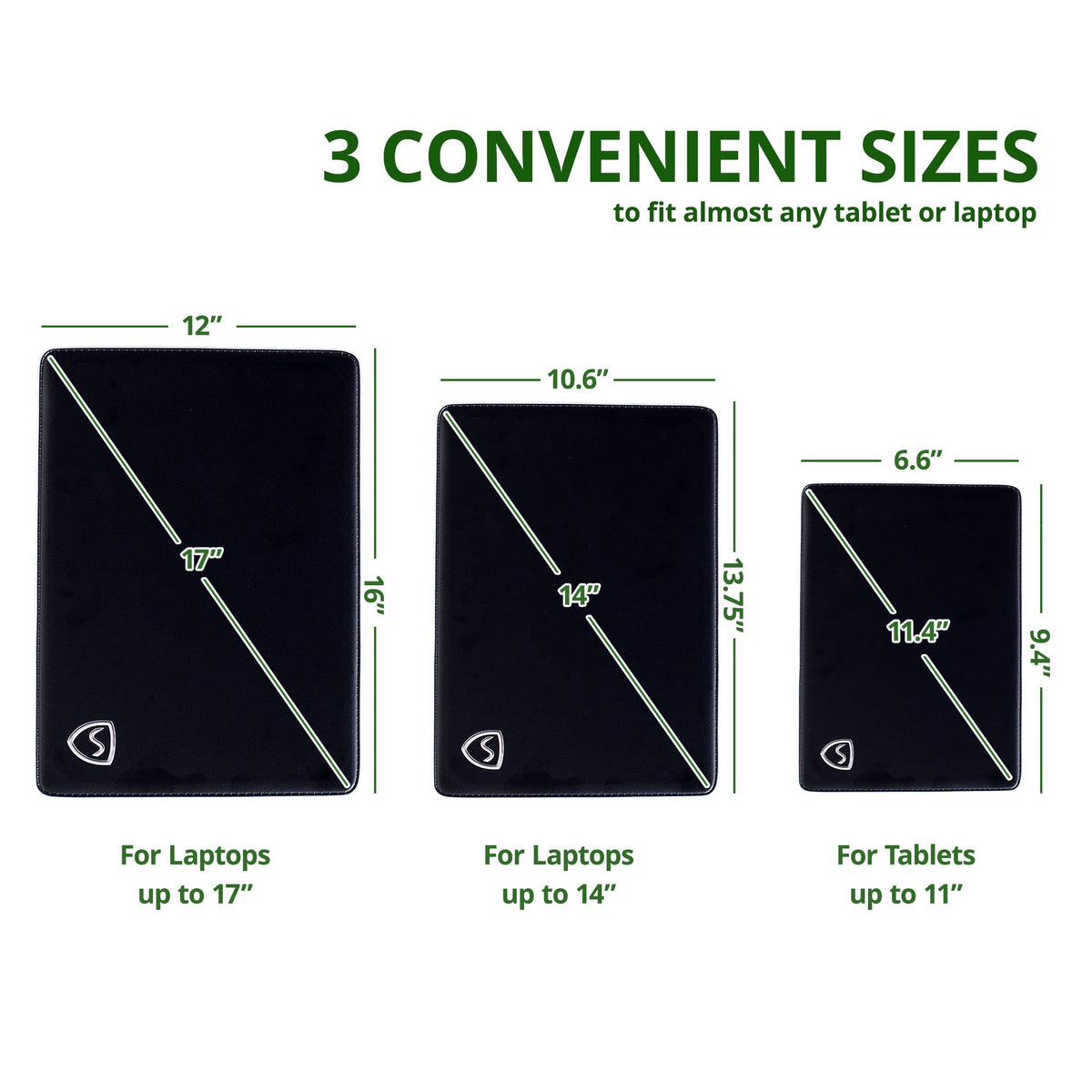 SYB shield pad helps deflect RF and ELF radiations while you type
