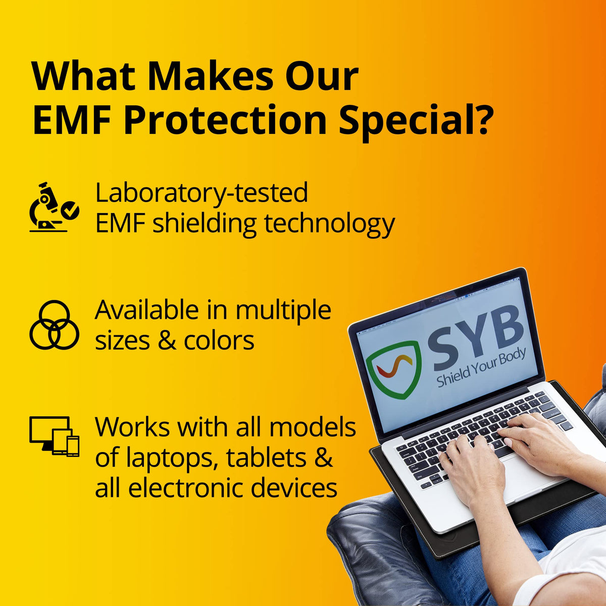 SYB pad supports multiple devices, from laptops to tablets