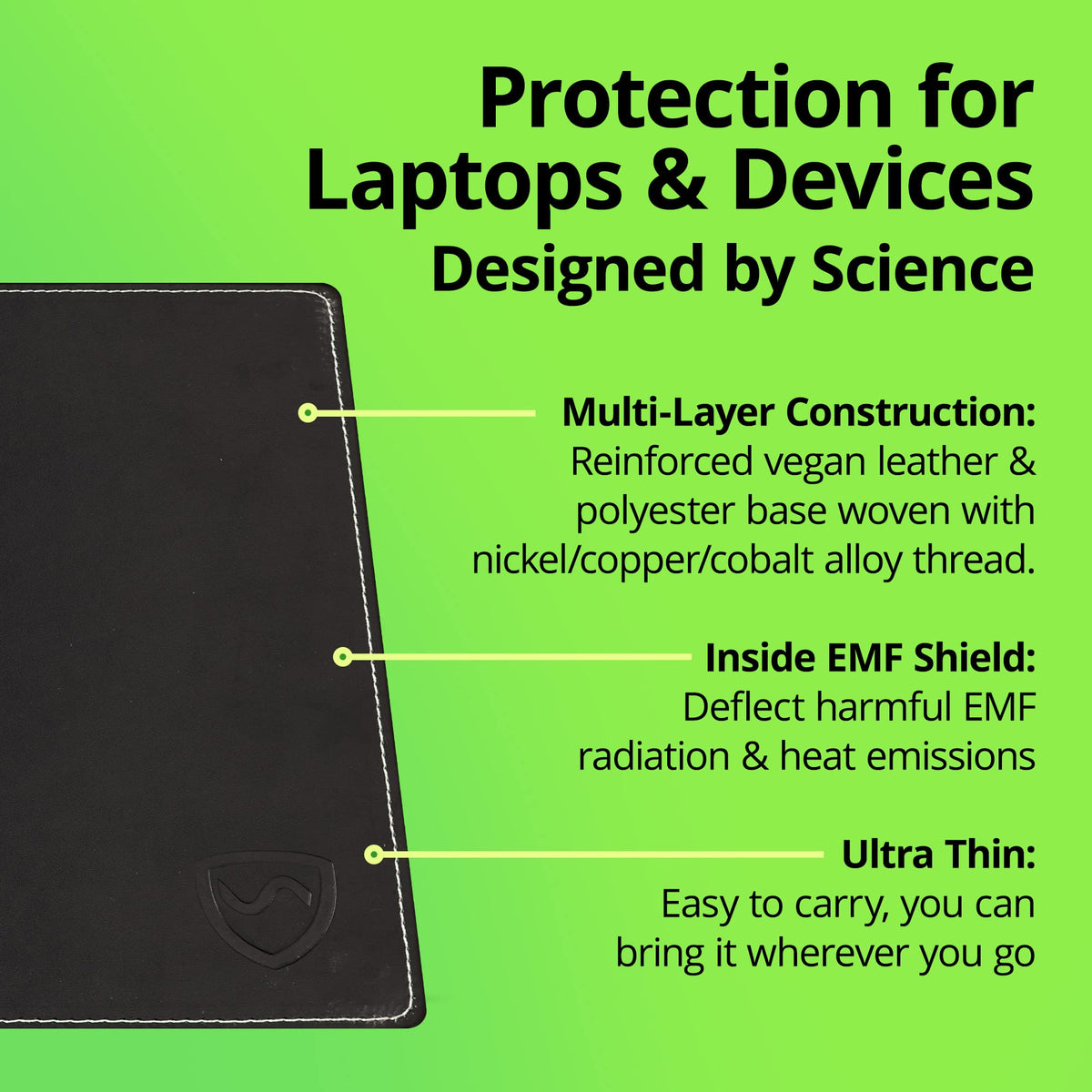 SYB laptop pad portable design fits in bags for on-the-go work