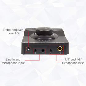 Syba SD-DAC63116 USB connection enables plug-and-play PC audio.