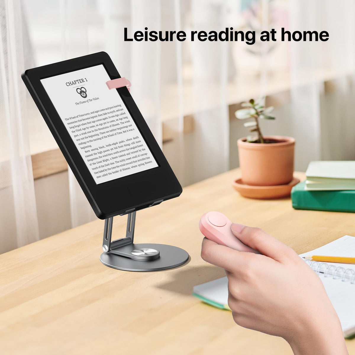 Sycelu PageTurner works across Kindle Oasis and iPad for versatile use