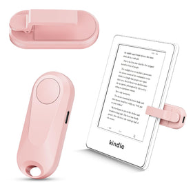 Sycelu PageTurner mounted on Kindle for effortless page turning