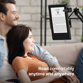 Sycelu USB-C charging keeps the remote ready for extended reading sessions.