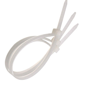 SYD CHEN white zip tie organizing cords in office or workshop