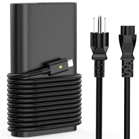 Syfrufo 65W USB-C charger for Dell Inspiron front view with fast charging