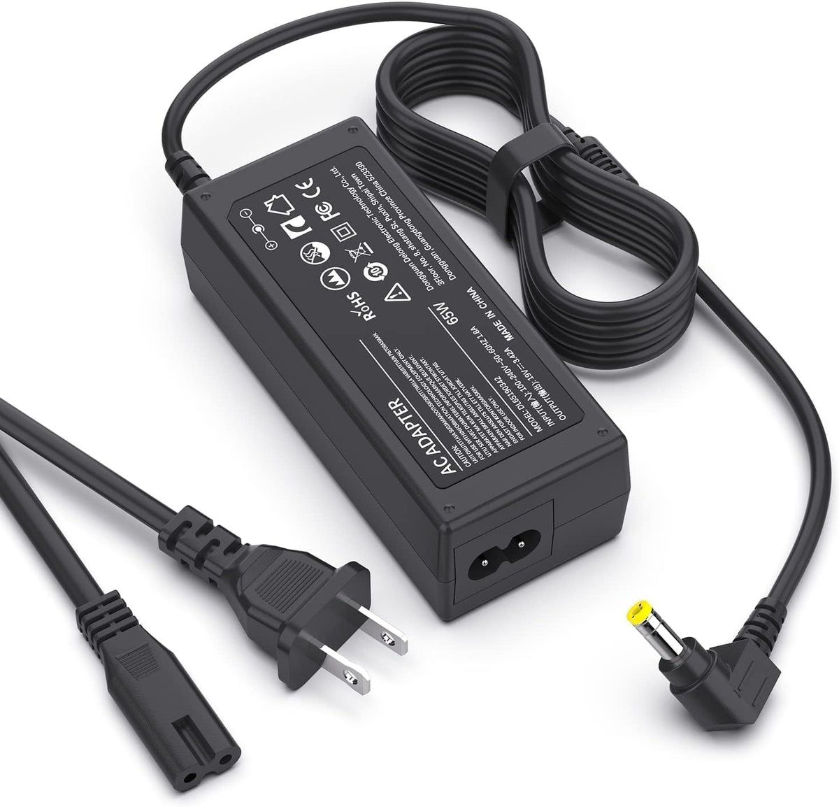 Syfrufo front adapter black showing compact design and reliable charging