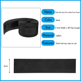 Syhood floor cable protector shows strong grip backing for durable, secure installation.