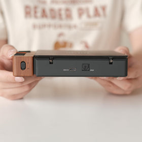 Syitren R300 CD-G function closeup shows lyric-capable playback potential.
