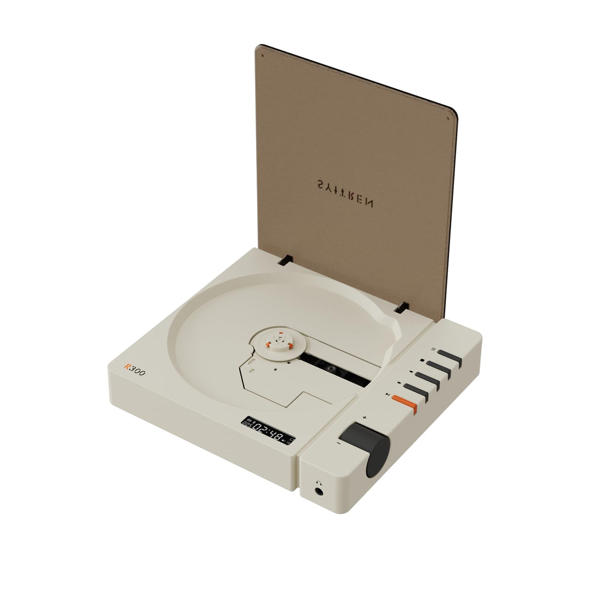 syitren R300 front view shows a compact desktop design for easy placement on any desk.