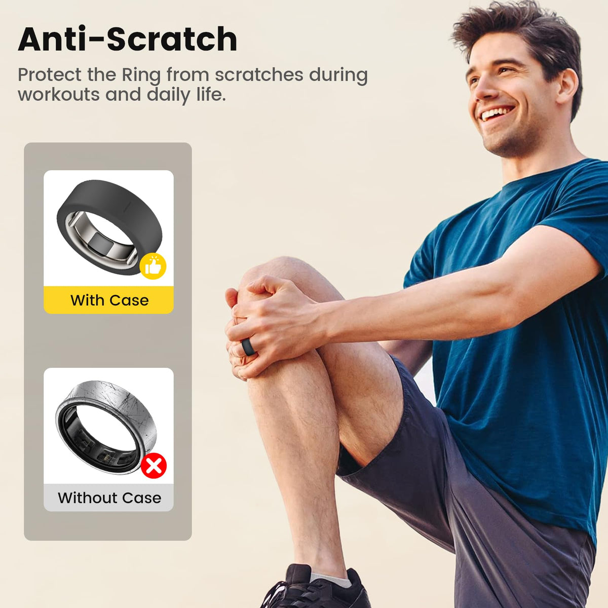 sylacor ring cover provides scratch protection during daily activities