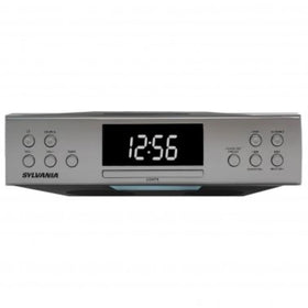 SYLVANIA PROSCAN next to coffee mug showing compact scale and countertop clearance