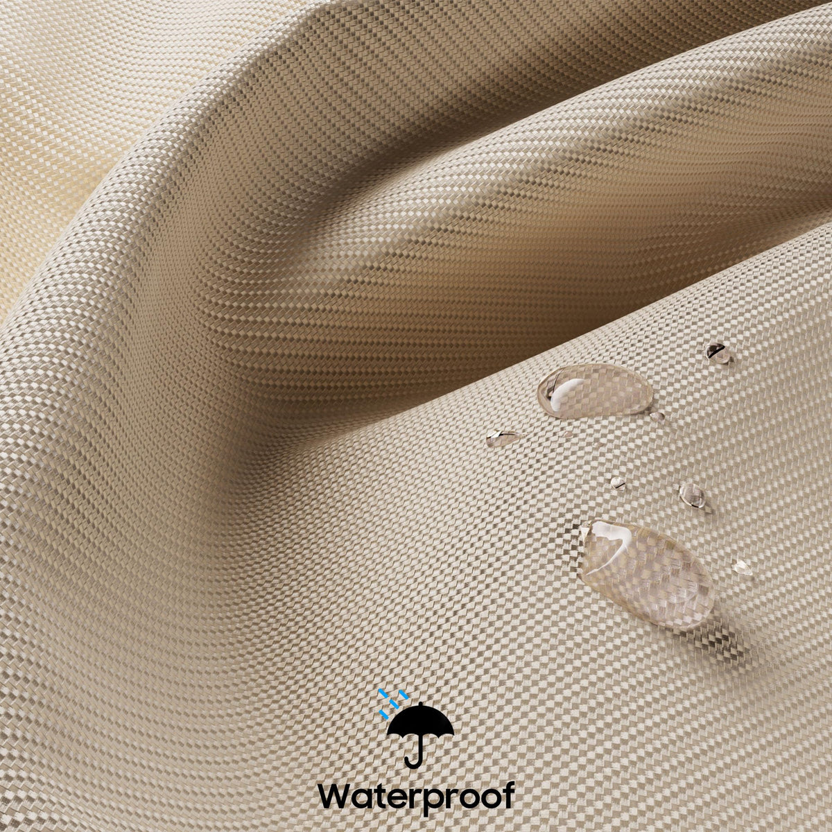 600D Oxford fabric provides durable, weather-resistant protection for TVs.
