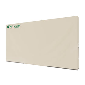 SYLVOX outdoor TV cover shows 40–43 inch fit, shields from rain and sun.