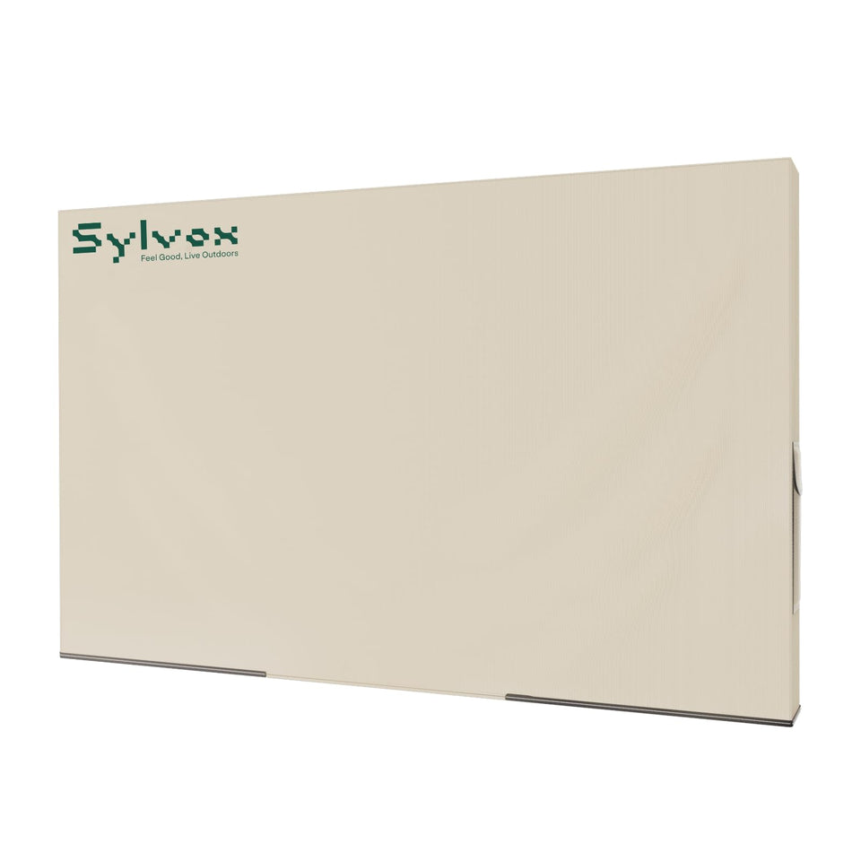 Sylvox outdoor TV cover protects 70–75 inch screens from rain and sun.