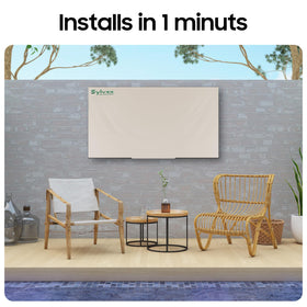 SYLVOX khaki color shot for outdoor TV protection aesthetic