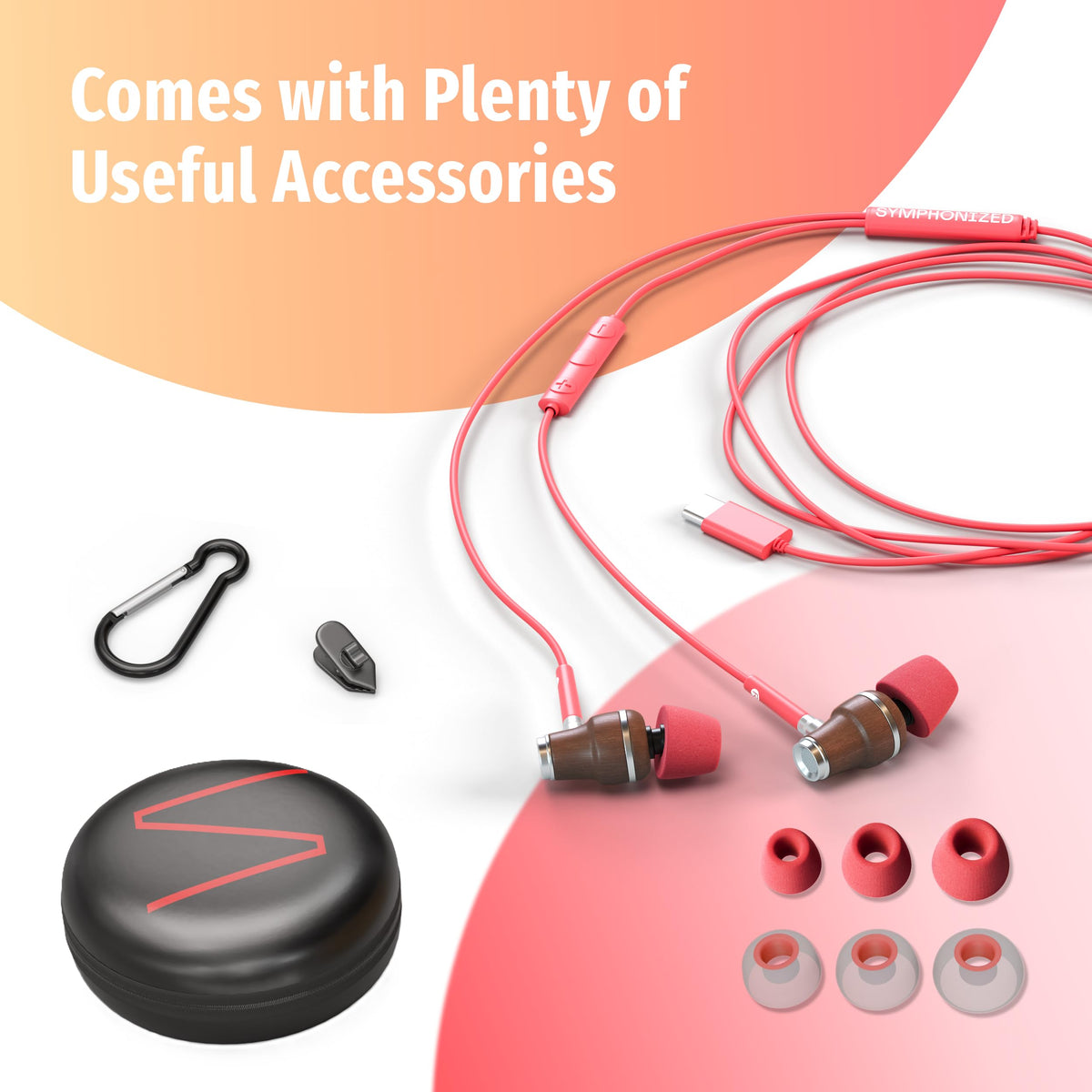Symphonized earphones worn during commute illustrating clear calls and daily use