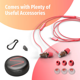 Symphonized earphones worn during commute illustrating clear calls and daily use