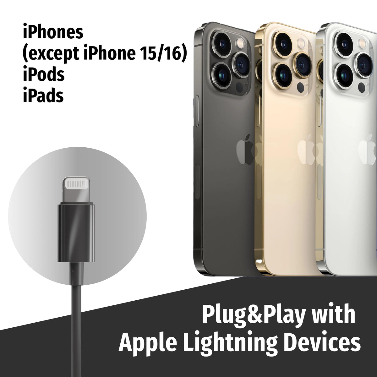 Symphonized built-in mic and volume control for convenient hands-free use.