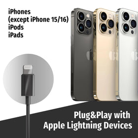 Symphonized built-in mic and volume control for convenient hands-free use.
