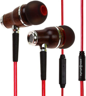 Symphonized NRG earbuds with bubinga wood housing offer natural, resonant sound