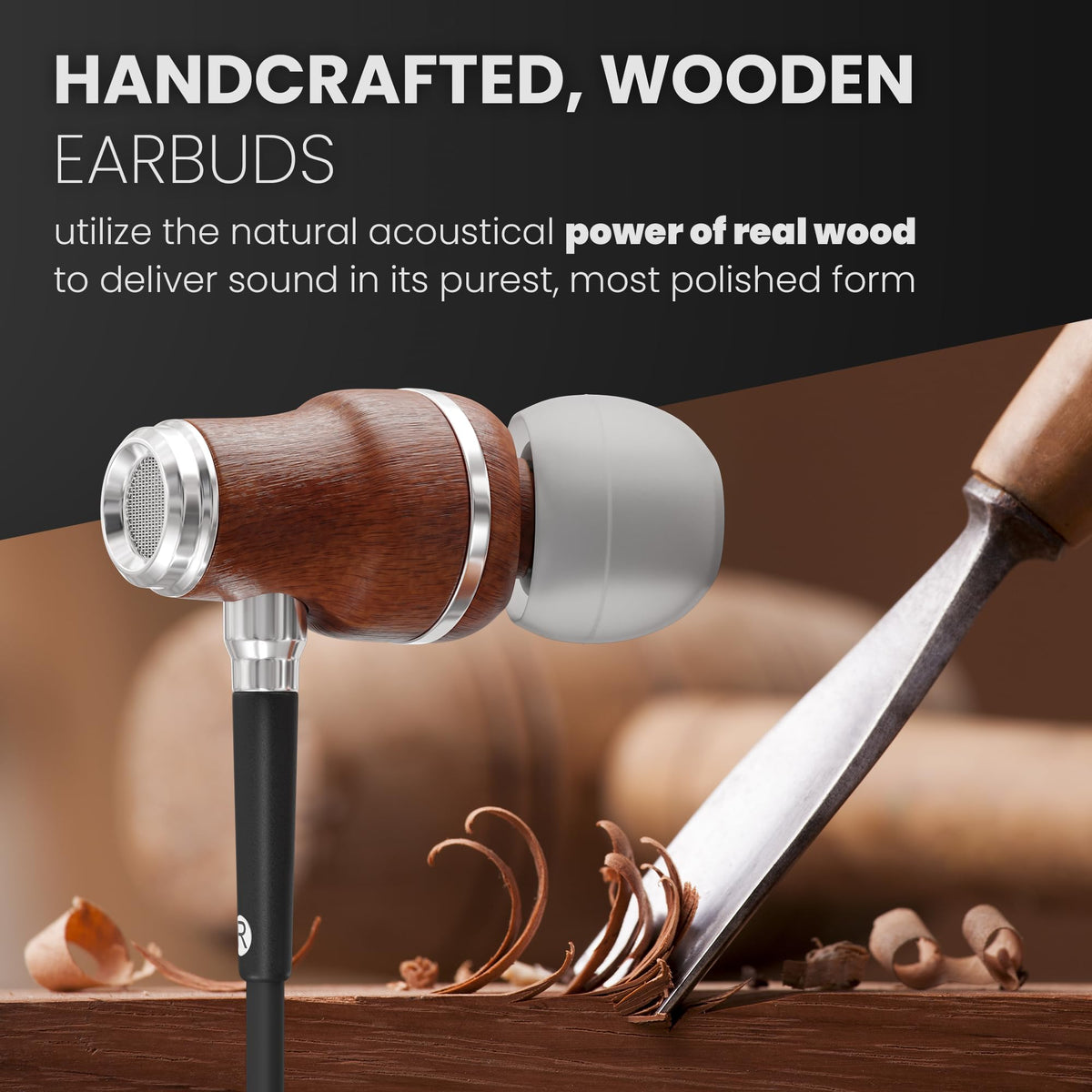 Symphonized close-up bubinga wood grain showcasing natural resonance and warmth