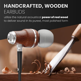 Symphonized close-up bubinga wood grain showcasing natural resonance and warmth