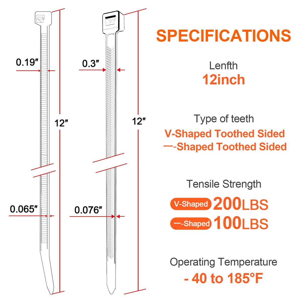 Symretie ties suited for indoor and outdoor tasks and garden projects.