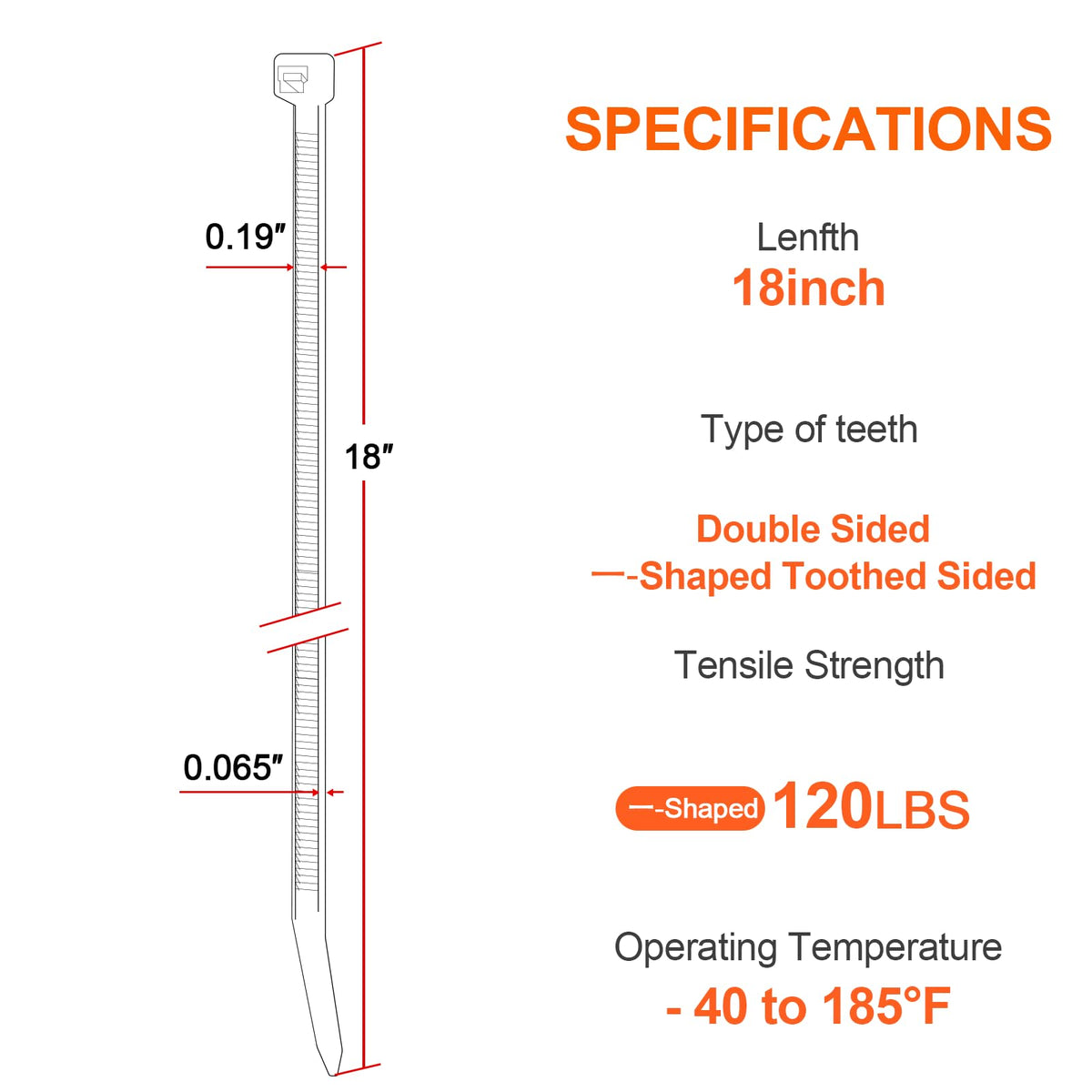 Symretie used to hang outdoor LED lights showing weather-resistant benefit