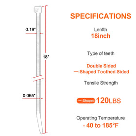 Symretie used to hang outdoor LED lights showing weather-resistant benefit
