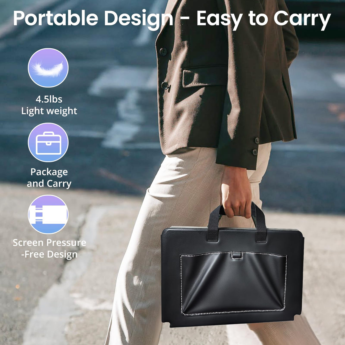 Synnov triple-display multitasking for remote work and productivity